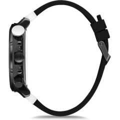 slikon kordon mekanizmalı analog saat genç spor unısex erkek kol saati