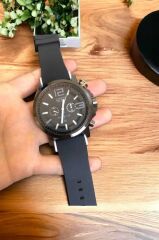 slikon kordon mekanizmalı analog saat genç spor unısex erkek kol saati