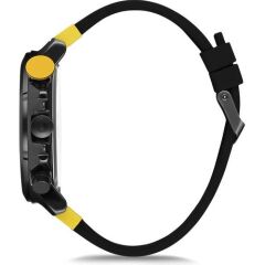 slikon kordon mekanizmalı analog saat genç spor unısex erkek kol saati