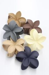 6 LI LOTUS MANDAL SAÇ TOKASI (kahve gri) PASTEL