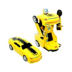 Mecha Ares Pilli Robota Dönüşen sarı taksi Araba 22 CM