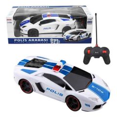 DZC KUZENLER AVM UZAKTAN KUMANDALI POLİS ARABASI FULL FONKSİYON ŞARJLI 32 CM 1:12 ÖLÇEK DEV OYUNCAK