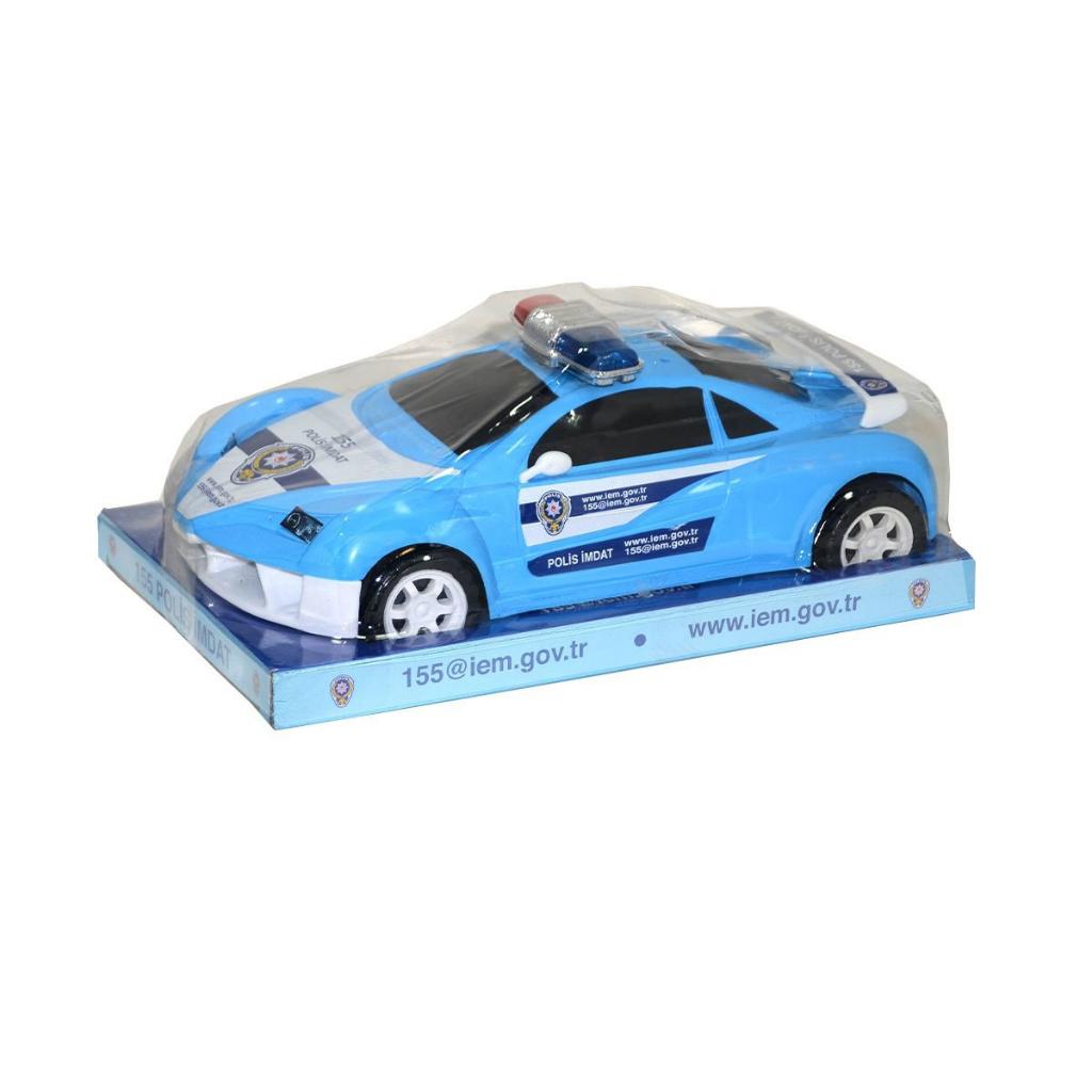 DZC KUZENLER AVM OYUNCAK POLİS TAKSİ SÜRTMELİ ARABA 32 CM