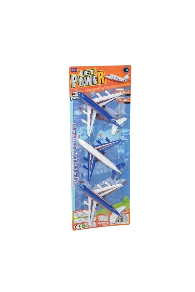 plastik  3'lü Menzil Uçak çocuk oyuncağı