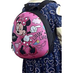 DZC KUZENLER AVM kız Çocuk 3d MİKİ FARE MİCKEY MİNİE Kreş Anaokulu Sırt Çantası
