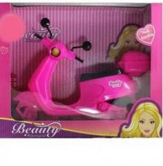 KİNG TOYS BEAUTY PEMBE  BEBEK  MOTORSİKLET SCOOTER