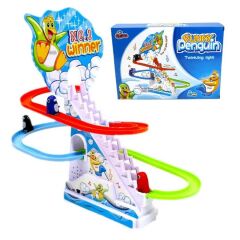 Oyuncak Merdiven Çıkan Penguen Döndolaş Oyunu Işıklı sesli