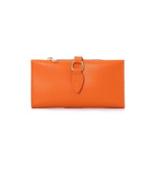 Kadın Fermuarlı çıtçıtlı Bozuk Para Bölmeli Cüzdan Kartlık Aksesuar,yılbaşı Hediyesi damla turuncu