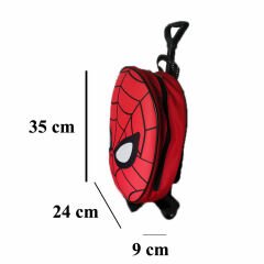 DZC KUZENLER AVM ÖRÜMCEK SPİDERMAN ÇEKÇEKLİ KREŞ ANAOKUL GÜNLÜK ÇOCUK SIRT ÇANTA VALİZ