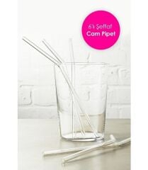 DZC KUZENLER AVM 6 LI CAM PİPET PARTİ MALZEME