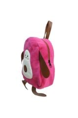 Avokado Çocuk Sırt Çantası Peluş Küçük Pembe
