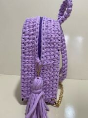 DZC KUZENLER AVM KIZ ÇOCUK SIRT ÇANTA DAYANIKLI ÖRME LOL MOR SPOR