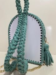 DZC KUZENLER AVM FROZEN ELSA KIZ ÇOCUK SIRT ÇANTASI TARZ EL ÖRME DAYANIKLI SPOR