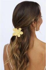 Kadın 3’lü Renkli Papatya Mandal Toka