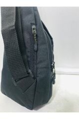 SEVENTEEN Unisex Siyah Çapraz Sırt Ve Göğüs Çantası Bodybag Çanta