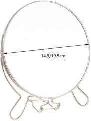 Çift Taraflı Büyüteçli Makyaj Aynası 5 Inç Masa Üstü Aynası 15cm