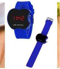 DZC KUZENLER AVM DİJİTAL LED EKRANElma Apple Şeklinde Dijital Led Watch Kol Saati Çocuk Saati Elma Saat