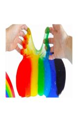DZC KUZENLER AVM 6 Renk neon fosforlu hazır slime 170gr x 6=1020 gr