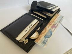 DZC KUZENLER AVM  Siyah Bozuk Para Bölmeli Haki Deri Erkek Cüzdan