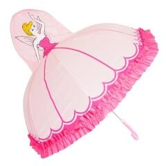 PERİ KIZ KARAKTERLİ FİGÜRLÜ KIZ ERKEK ÇOCUK ŞEMSİYE HEDİYELİK UFAK BOY ÜÇ BOYUTLU