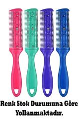 Kuaför Berber Makas Seti 15.5 Cm Ara Makası 15,5 Cm Saç Makası Jiletli Tarak 10 Adet Yedekli