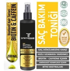 Haır Scalp Serisi Biotin Ve Kafein Dökülme Karşıtı Saç Tonik Sağlıklı Uzamaya Yardımcı 200 ml
