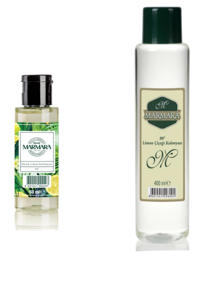 DZC KUZENLER AVM MARMARA 400ML + 50 ML ( 2 Lİ SET)  80 DRC LİMON KOLANYA