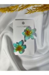 KÜÇÜK LOTUS TOKA 2^Lİ TURKUAZ - Tek Ebat