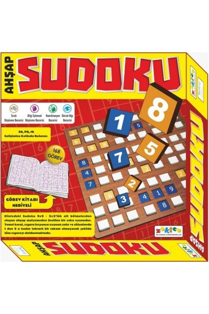 DZC KUZENLER AVM SUDOKU AHŞAP AKIL ZEKA MANTIK VE STRATEJİ OYUNU KUTULU