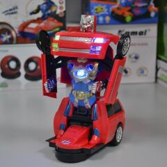 TRANSFORMERS ÇARP DÖN PİLLİ OTOMATİK ROBOTA DÖNÜŞEN TOGG SESLİ JİP OYUNCAK 24CM RANGE ROVER