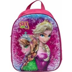 DZC KUZENLER AVM Frozen Kabartmalı Çocuk Anaokulu Sırt Çantası 3 4 5 6 Yaş