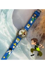 DZC KUZENLER AVM BEN 10 DESENLİ SAAT ÇOCUK KOL SAATİ SİLİKON KORDON ANALOG