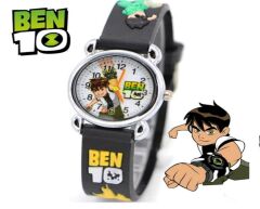 DZC KUZENLER AVM BEN 10 DESENLİ SAAT ÇOCUK KOL SAATİ SİLİKON KORDON ANALOG