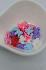 Saç Boncuğu 24 Adet Kelebekli Saç Boncuğu