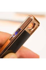 dzc kuzenler avm Siyah Alevsiz Şarjlı Usb Kızaklı Çakmak