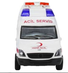 BİRLİK İŞIKLI SESLİ METAL 1/36 ÇEKBIRAK AMBULANS OYUNCAK