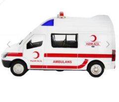 BİRLİK İŞIKLI SESLİ METAL 1/36 ÇEKBIRAK AMBULANS OYUNCAK