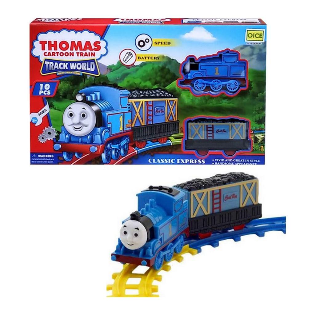 DZC KUZENLER AVM THOMAS TREN VE ARKADAŞLARI 10 PARÇA PİLLİ OYUNCAK SET