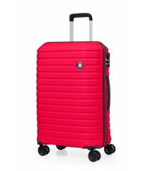 DZC KUZENLER AVM G&D Polo Suitcase PP Enjeksiyon Valiz Seyahat- Model 400.10 Pembe Küçük(kabin)Boy