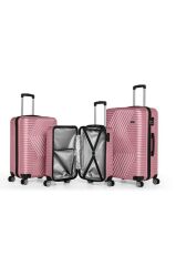 DZC KUZENLER AVM G&d Gedox Polo Suitcase Abs Büyük Boy Lüx Seyahat Valiz tekli