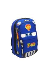 kreş & Anaokulu Çocuk Sırt okul Çantası cars f99(mavi) 3-6 Yaş 5d Kabartmalı 33CM formula