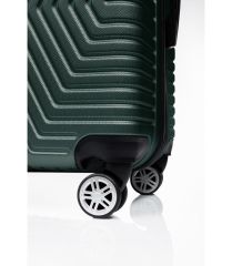 DZC KUZENLER AVM G&d Gedox Polo Suitcase Abs 3'lü Lüx Valiz Seyahat Seti HAKİ YEŞİL