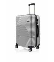 DZC KUZENLER AVM G&d Gedox Polo Suitcase Abs 3'lü Lüx Valiz Seyahat Seti Gri