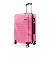 DZC KUZENLER AVM G&d Gedox Polo Suitcase Abs 3'lü Lüx Valiz Seyahat Seti PEMBE