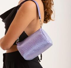 DZC KUZENLER AVM Taşlı Uzun Askılı ZİNCİRLİ Shine Kadın Çapraz ÇANTA SİLİNDİR YUMUŞAK SATEN