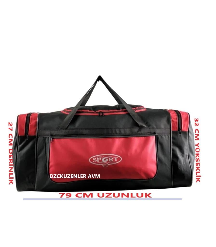 DZC KUZENLER AVM VALİZ ASKER SİVİL SEYAHAT SPOR ÇANTASI BAVUL BÜYÜK BOY ÇOK BÖLMELİ 80 cm