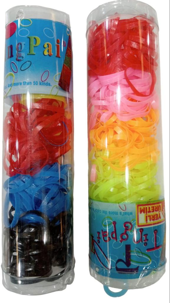 Saç Örgü Lastiği MİNİ İNCE LASTİK ÇOCUK SAÇ TOKA (kalın) RENKLİ RENKLİ