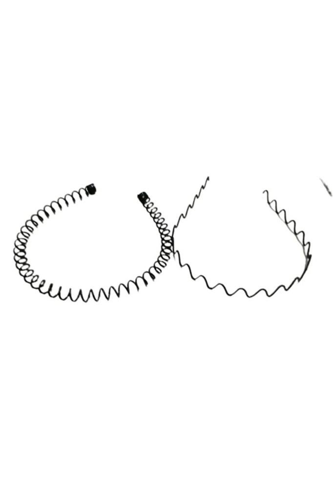 2 ADET Zikzak kıvrımlı dönerli Metal TEL Taç TOKA Kadın Erkek Sporcu Tacı yaylı