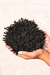 BÜYÜK Siyah Topuz Tokası( TESETTÜR EŞARP ALTI) SAÇ LASTİK