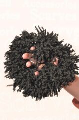 BÜYÜK Siyah Topuz Tokası( TESETTÜR EŞARP ALTI) SAÇ LASTİK